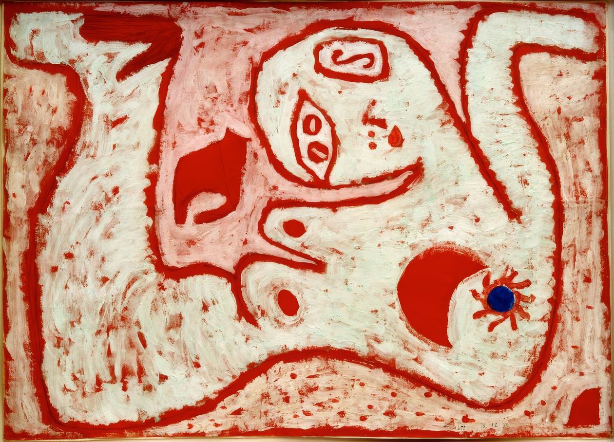Kobieta dla bogów autorstwa Paul Klee