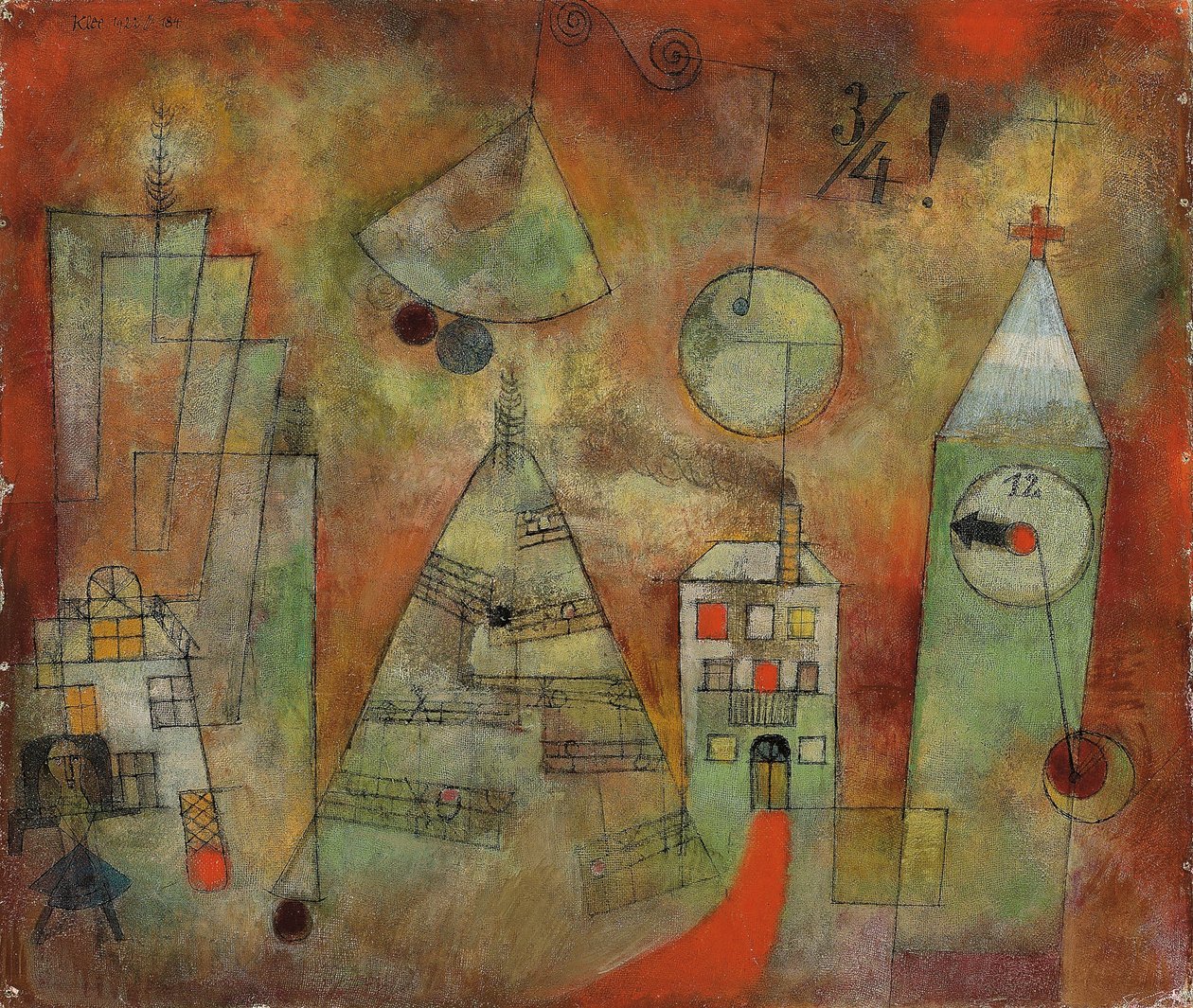 Fatalna godzina za kwadrans dwunasta; Fatalna godzina za kwadrans dwunasta autorstwa Paul Klee