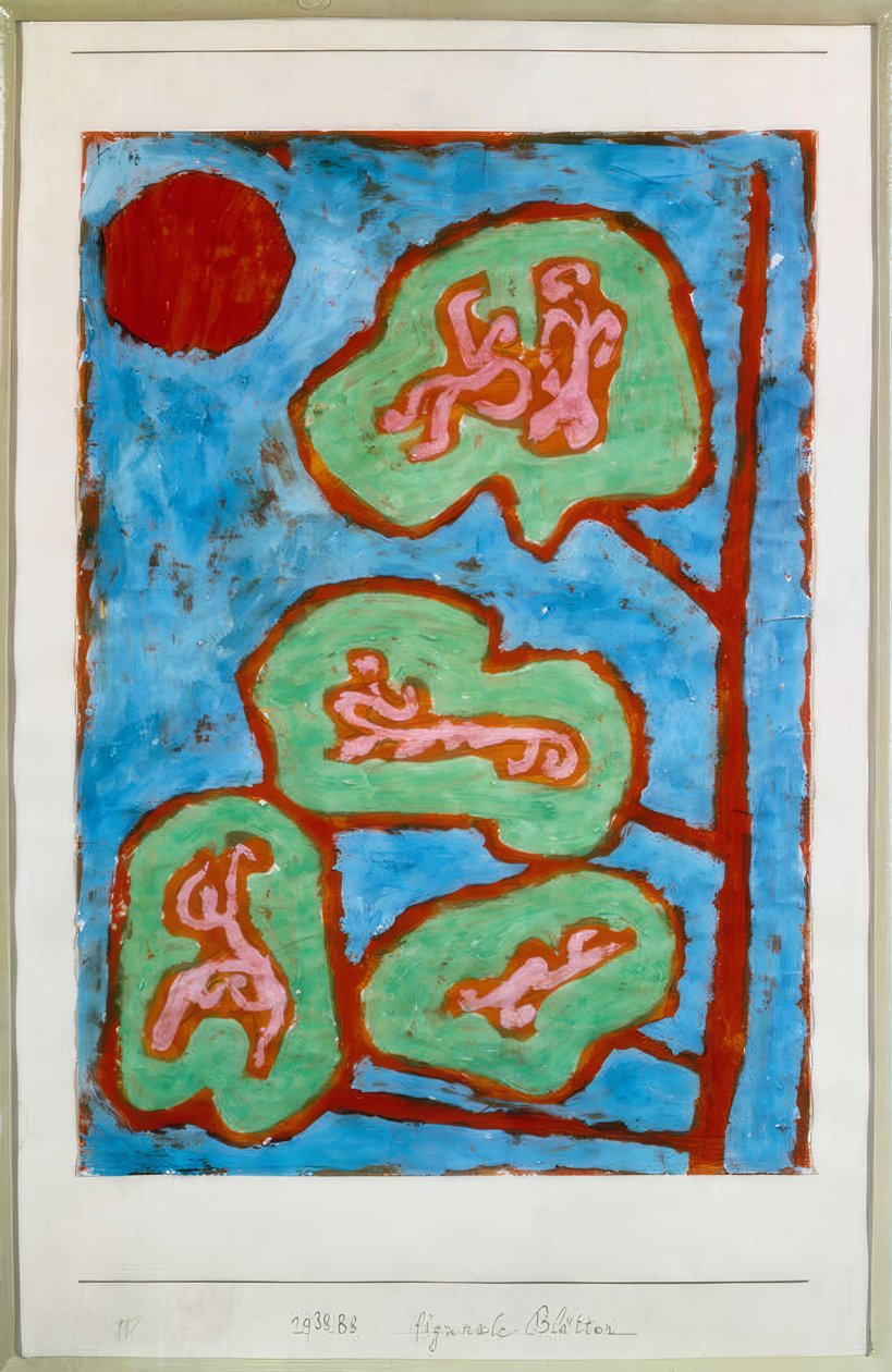 Liście figuralne autorstwa Paul Klee