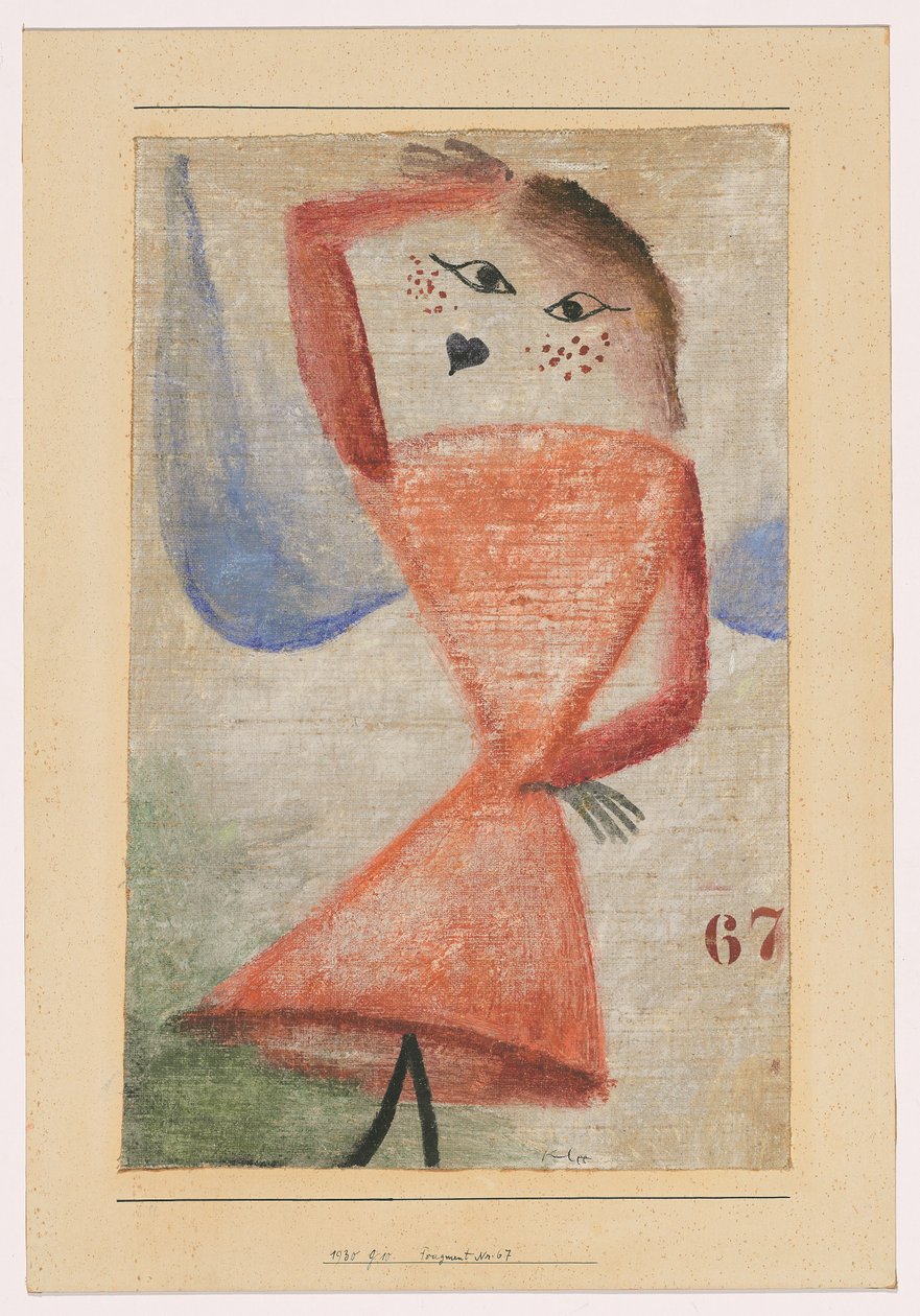 Fragment nr 67 (Engel) autorstwa Paul Klee