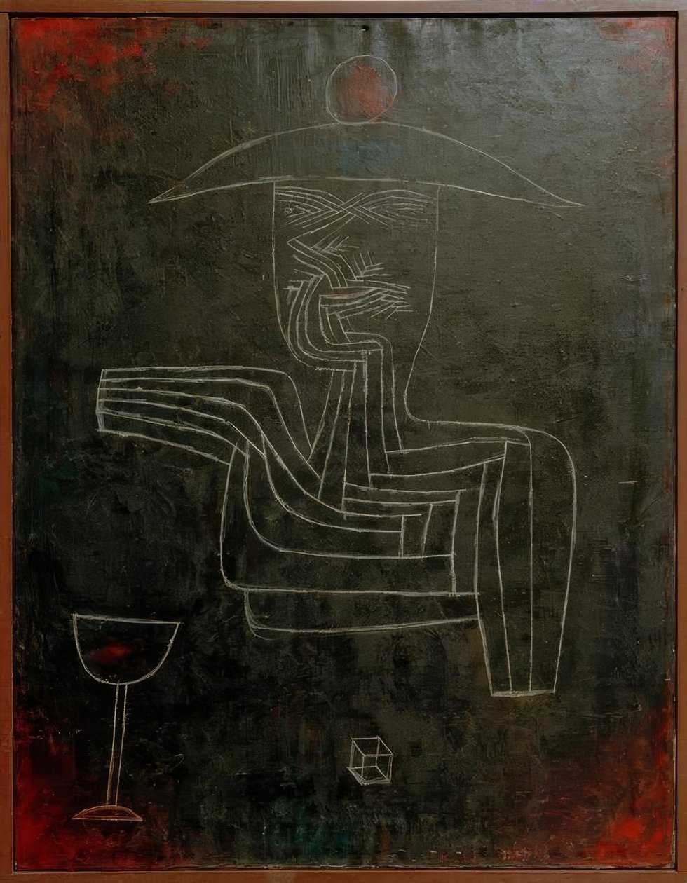 Duch z winem i zabawą autorstwa Paul Klee
