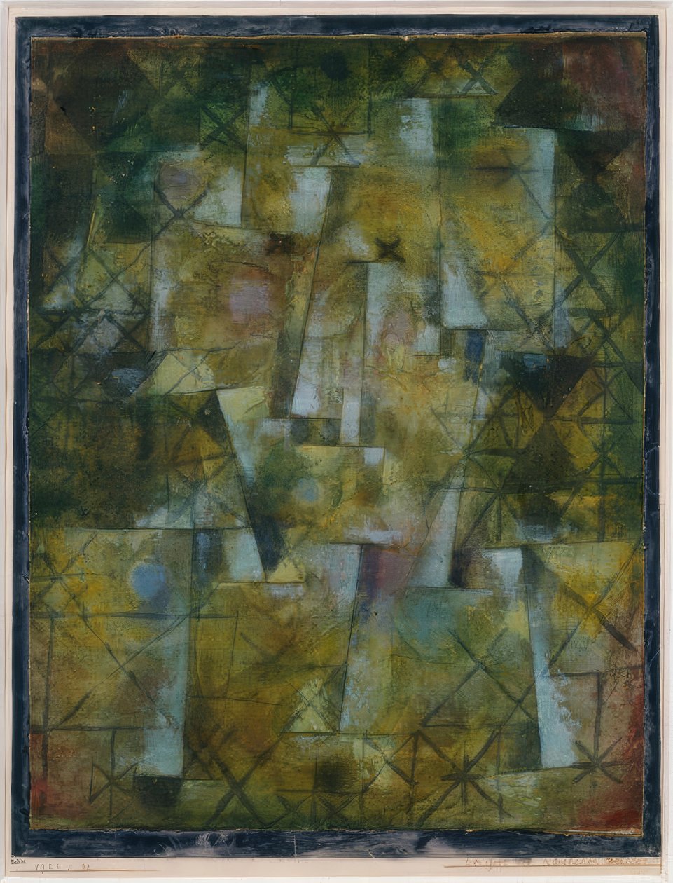 Bóg północnego lasu autorstwa Paul Klee