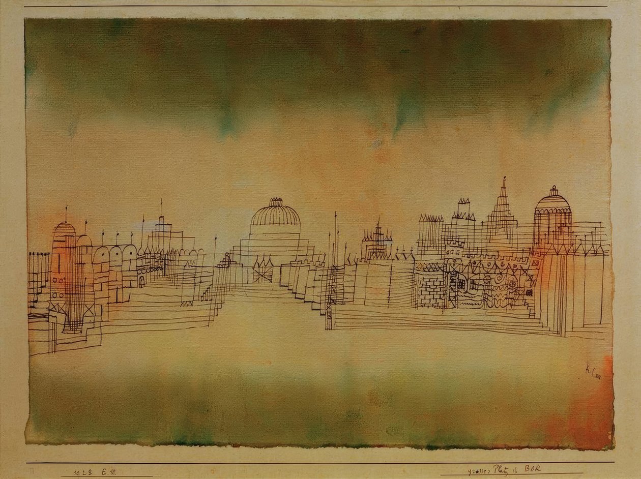 Duże miejsce w BOR autorstwa Paul Klee