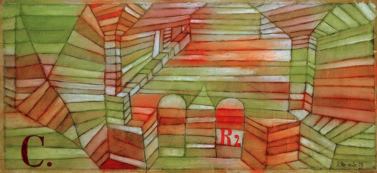 Hala C wejście R 2 autorstwa Paul Klee