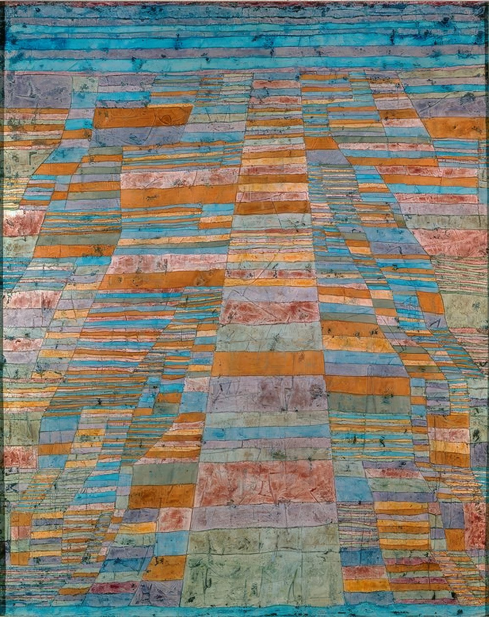 Drogi główne i drugorzędne autorstwa Paul Klee