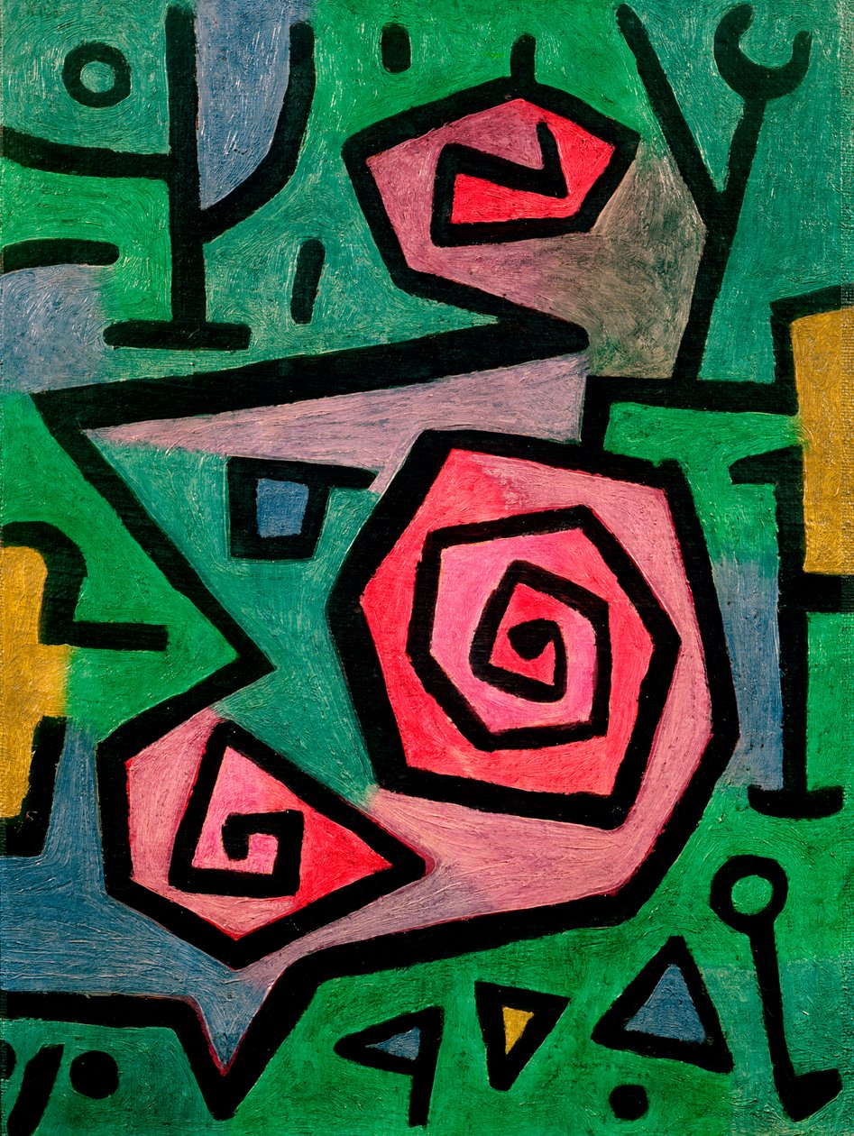 Heroiczne róże autorstwa Paul Klee