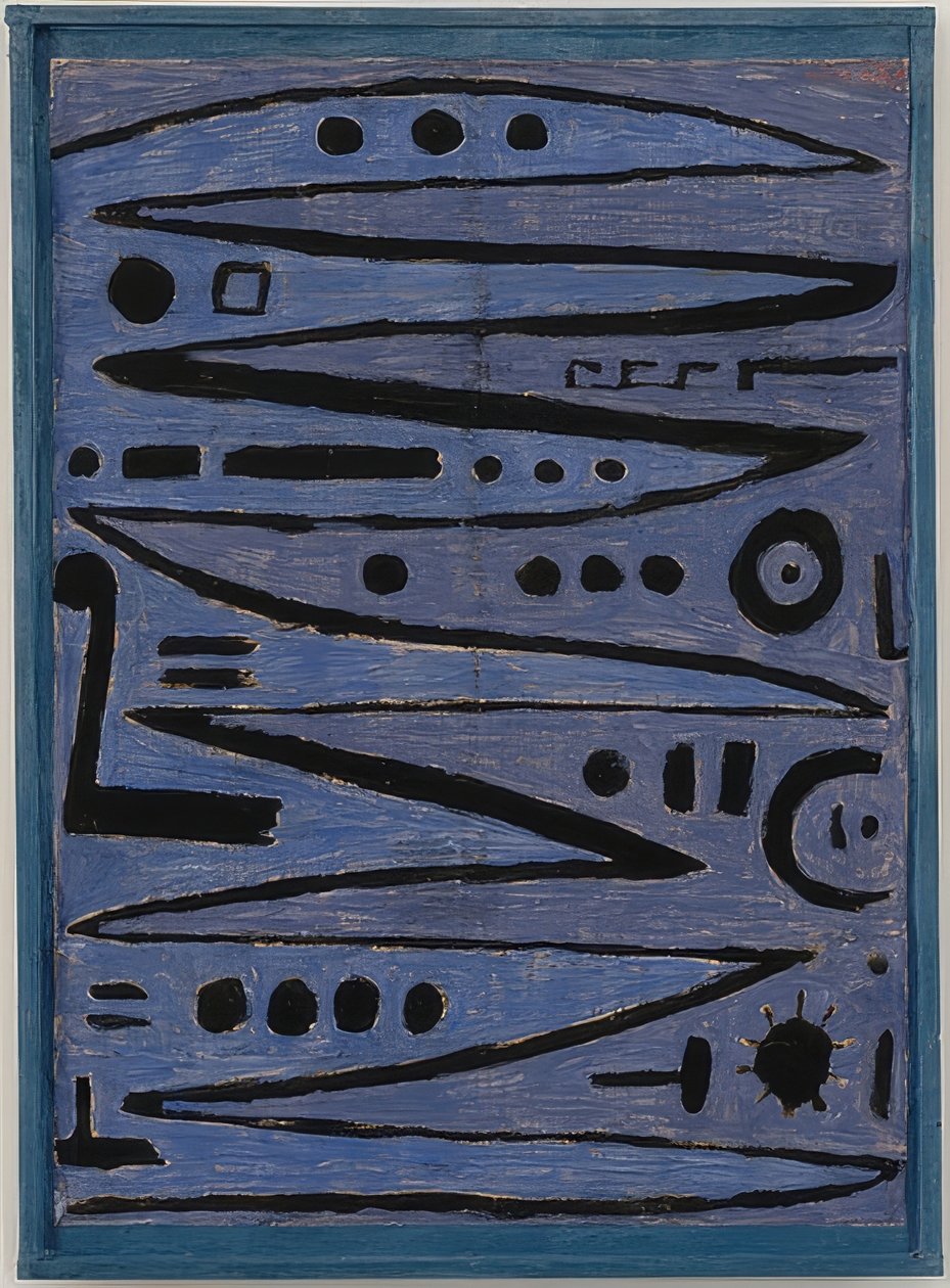 Heroiczne uderzenia. 1938 autorstwa Paul Klee