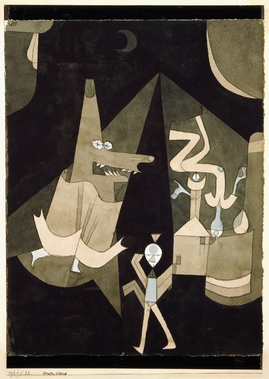 Szesnastkowa scena autorstwa Paul Klee