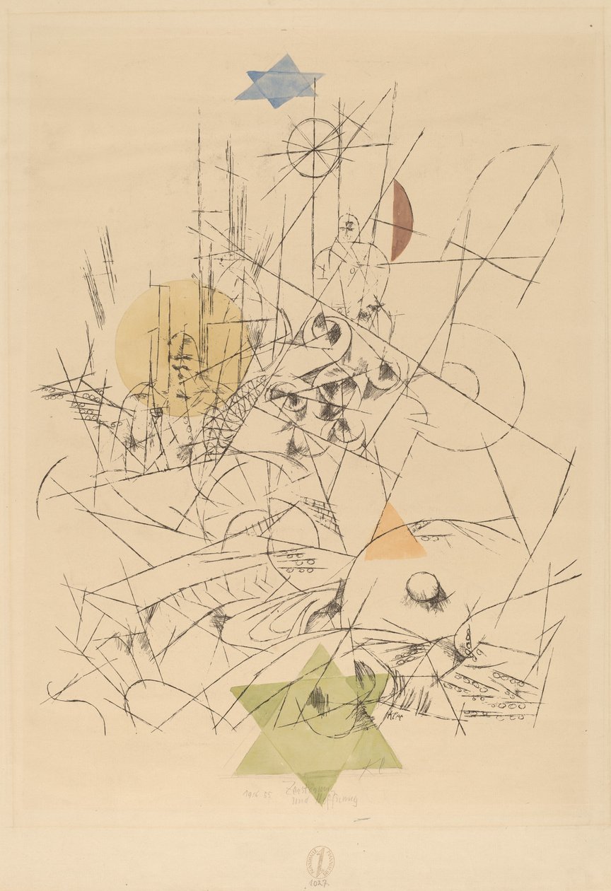 Nadzieja i zniszczenie autorstwa Paul Klee