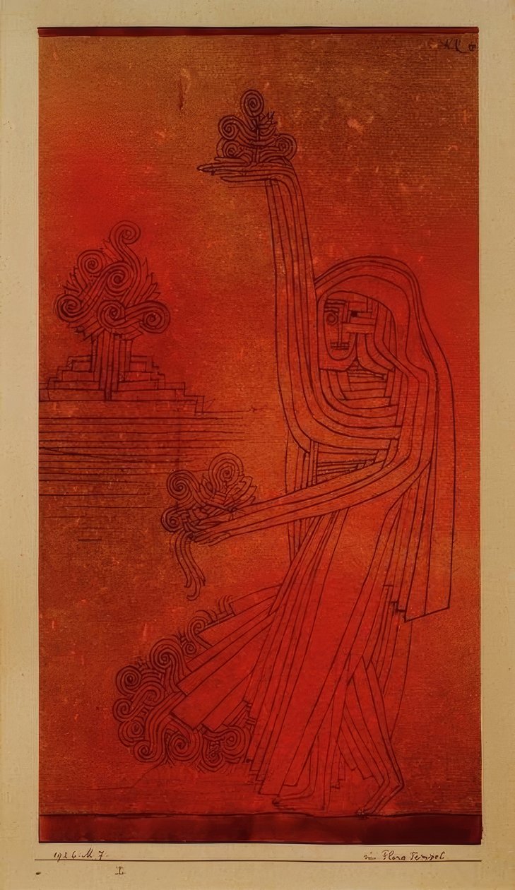 Im Flora Tempel autorstwa Paul Klee