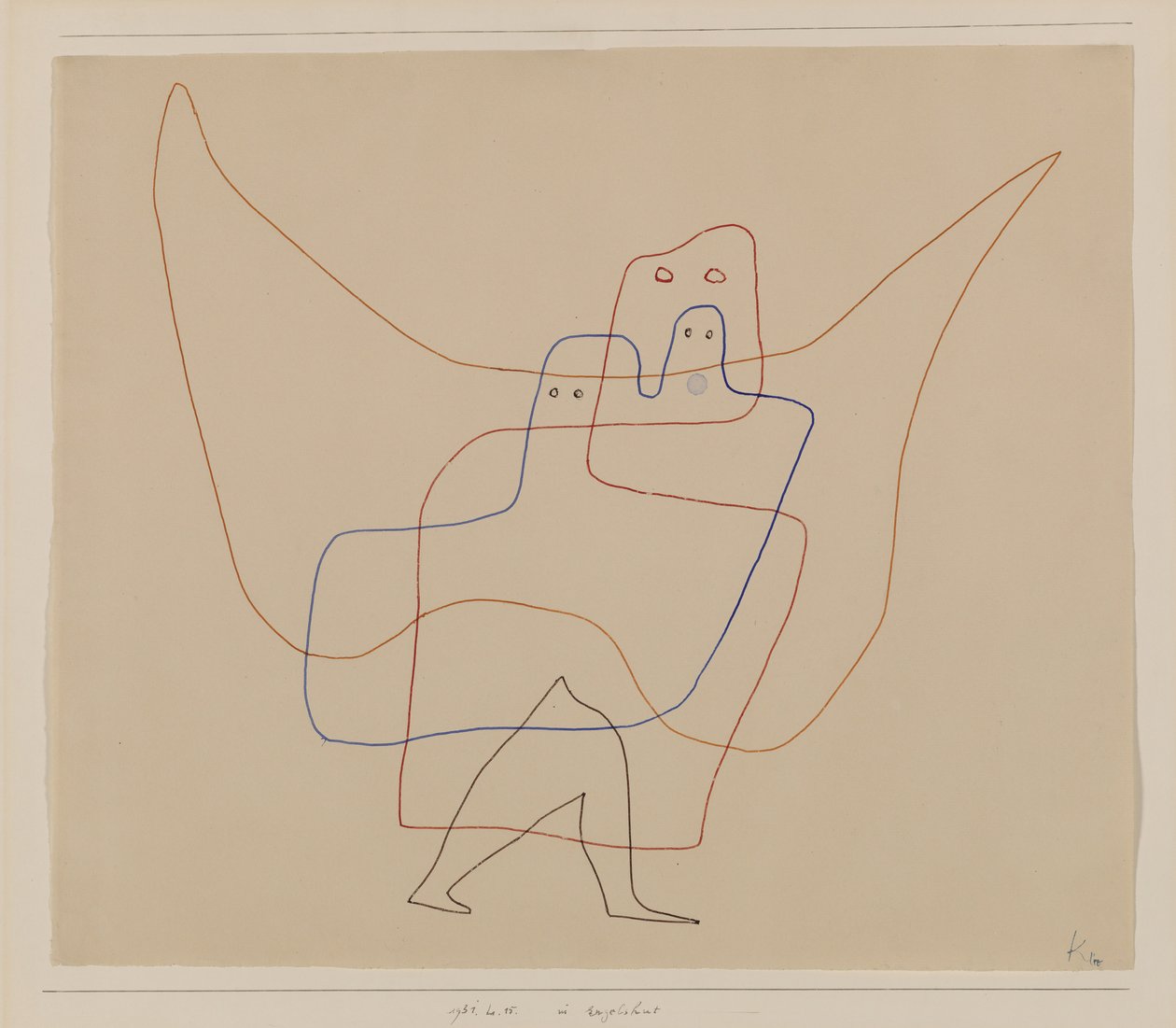 In Angels Care, 1931. autorstwa Paul Klee
