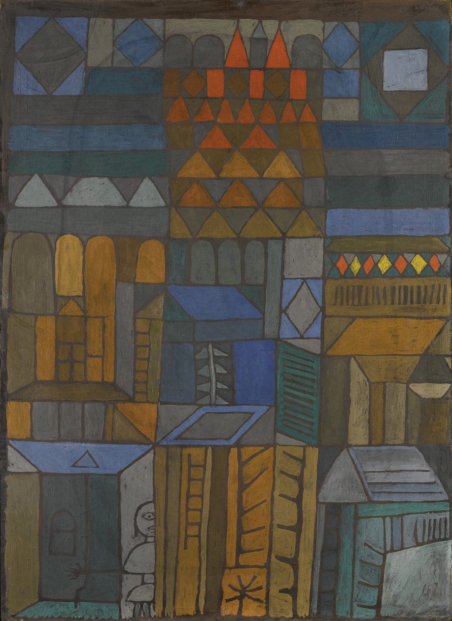Początkowy chłód, 1937 autorstwa Paul Klee