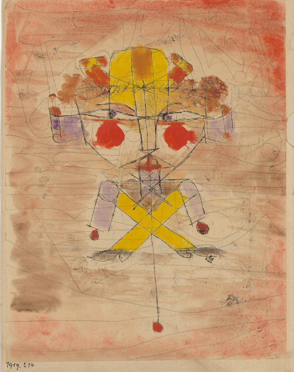 Skaczący Jack, 1919. autorstwa Paul Klee