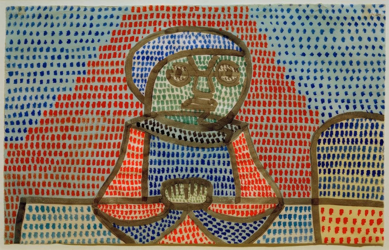 Chłopiec przy stole autorstwa Paul Klee