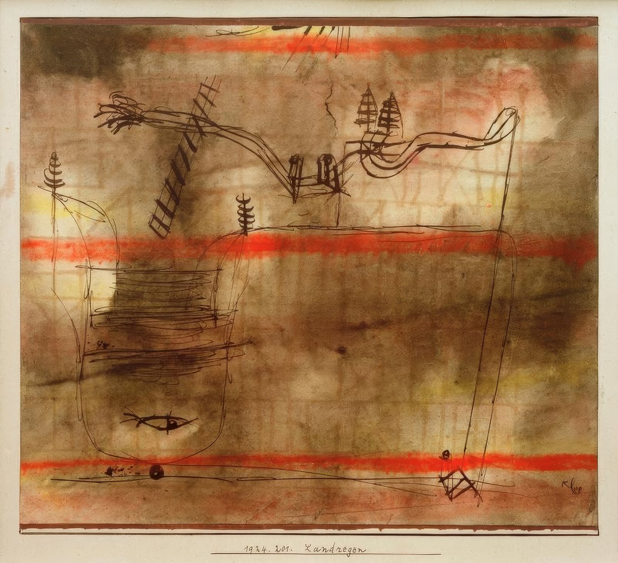Landregen autorstwa Paul Klee