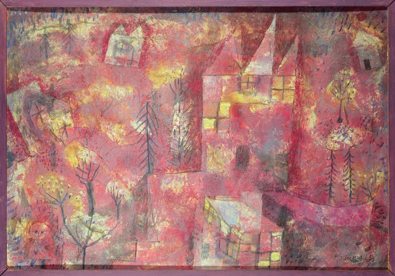 Krajobraz z dzieckiem autorstwa Paul Klee