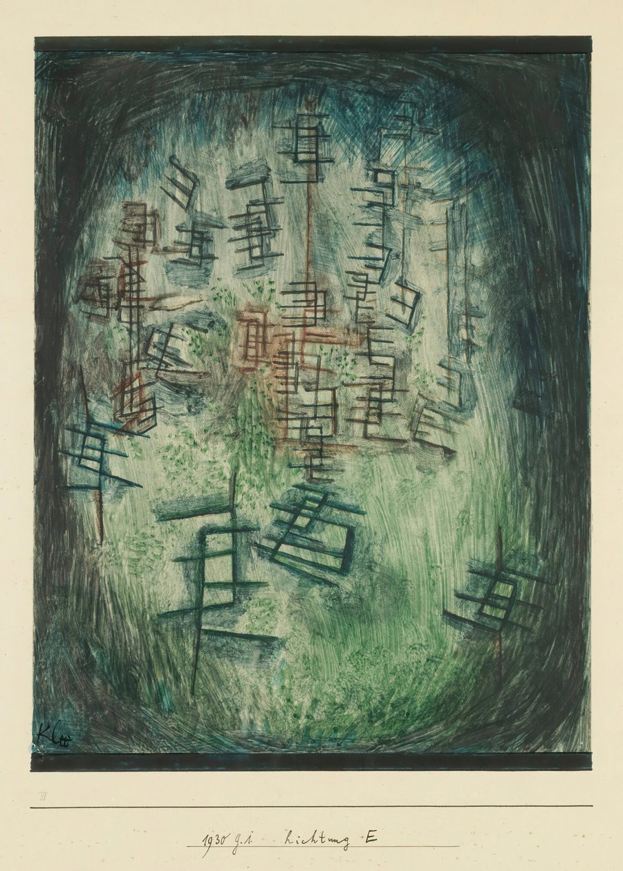 Polana E Polana E, 1930. autorstwa Paul Klee