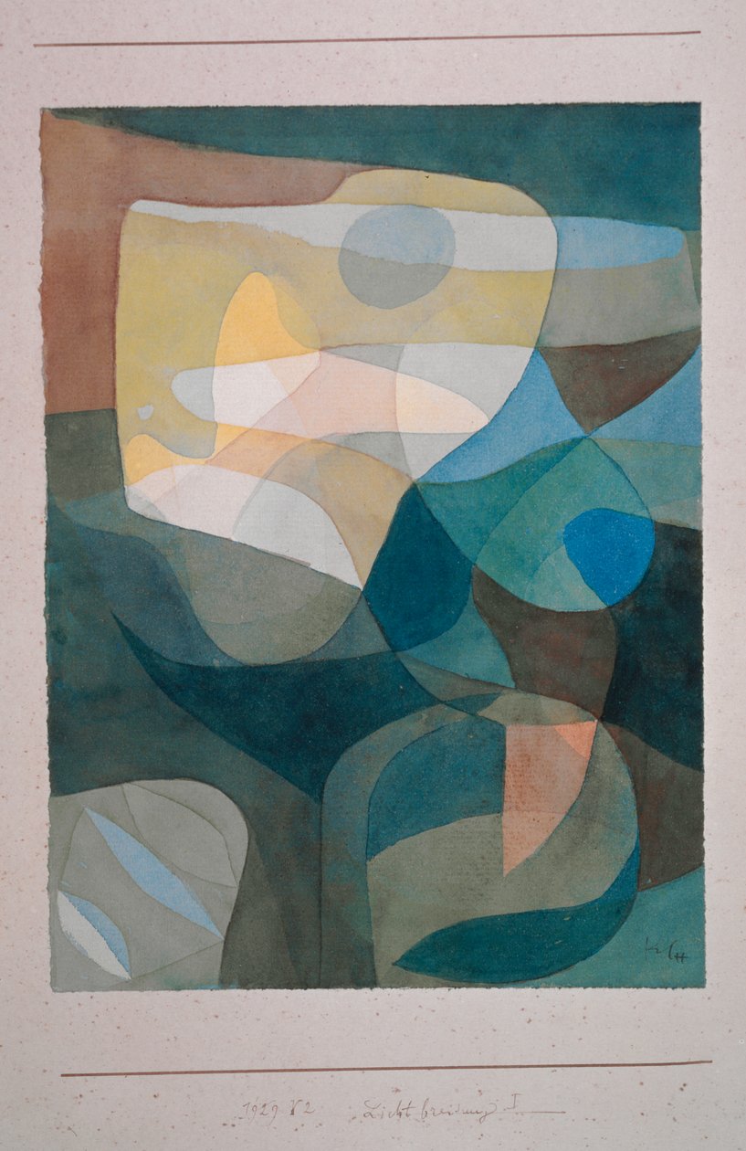 Poszerzanie światła I, 1929. autorstwa Paul Klee