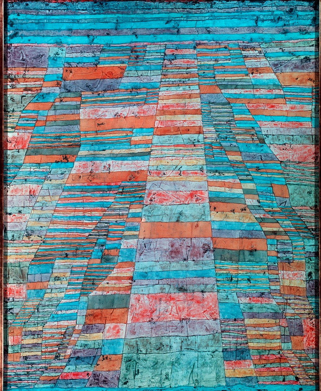 Główna droga i boczne drogi Obraz Paula Klee (1879-1940) 1929 Nd. 83x67 cm Kolonia, Muzeum Ludwig autorstwa Paul Klee