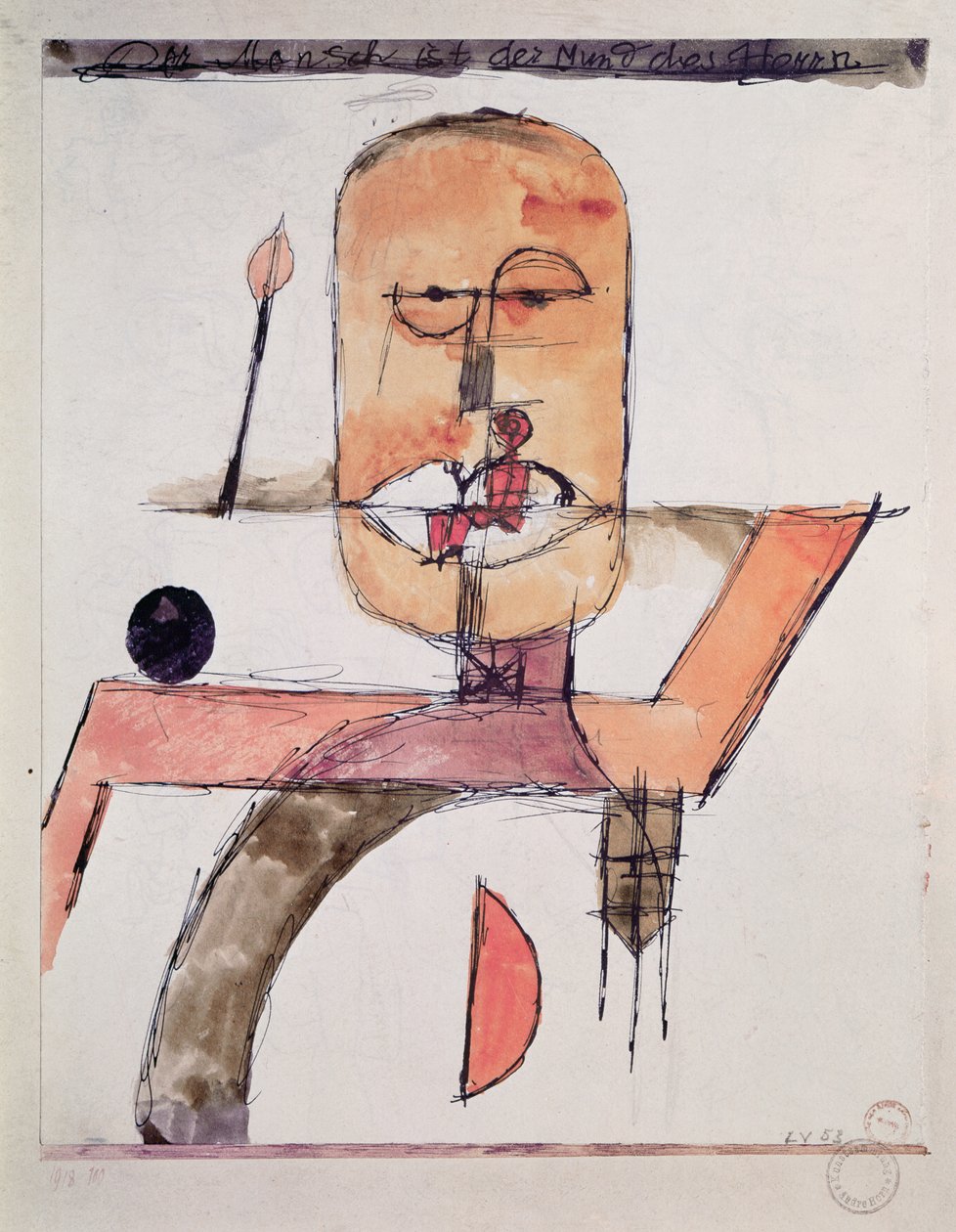 Człowiek jest ustami Pana autorstwa Paul Klee