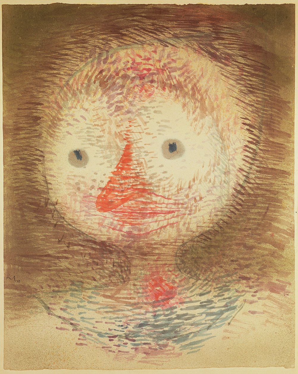 Maska: Głupia dziewczyna autorstwa Paul Klee