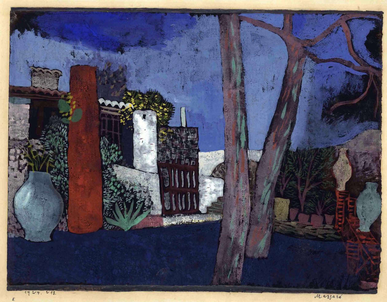 Mazzarò, 1924. autorstwa Paul Klee