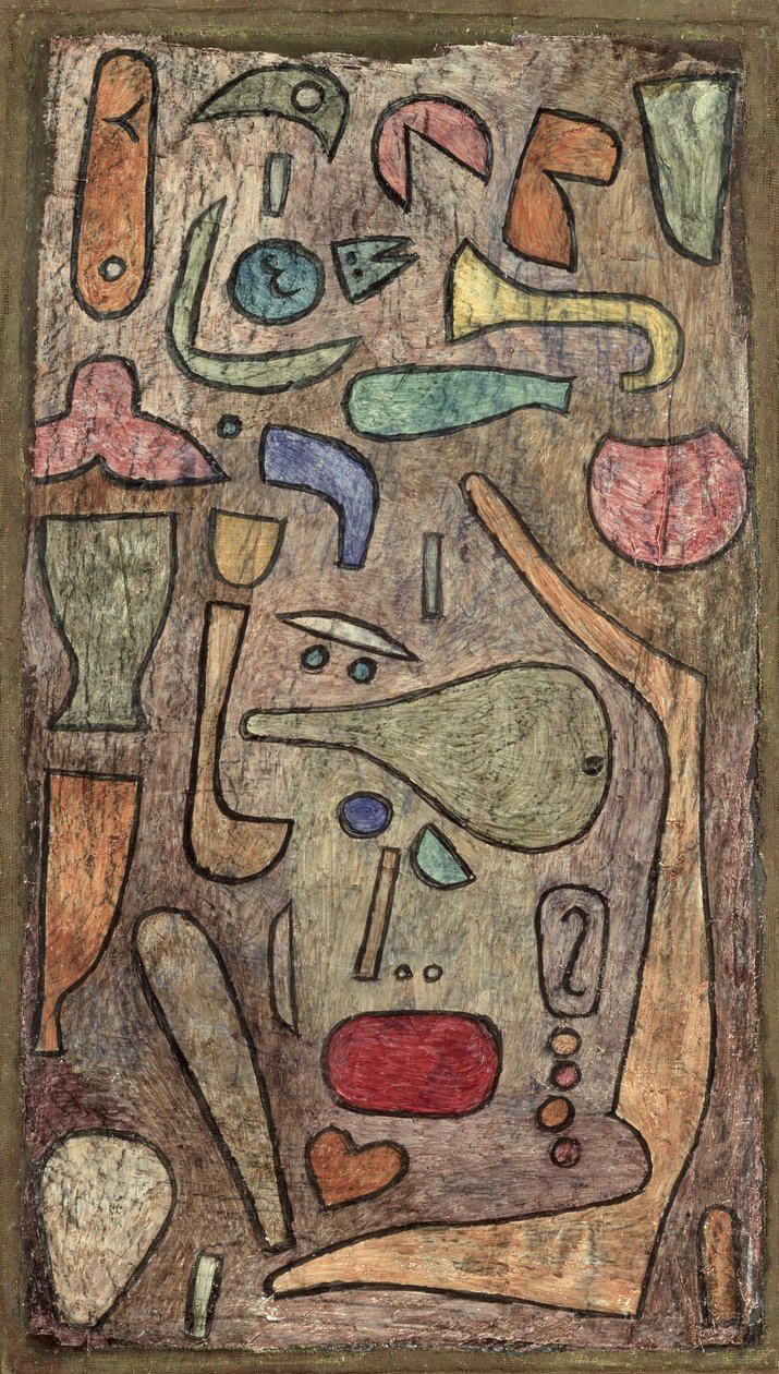 Pstrokata składanka autorstwa Paul Klee
