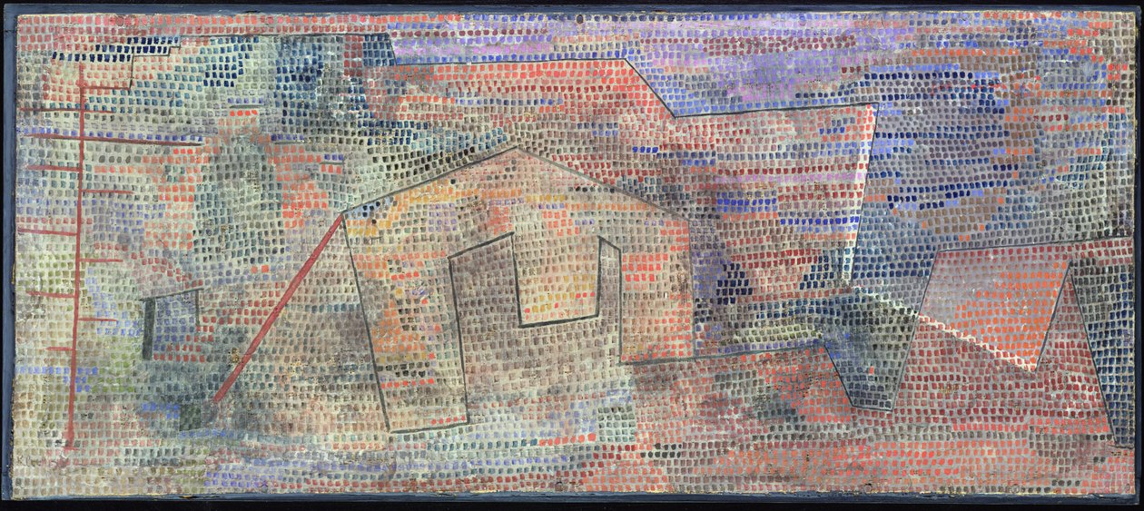 Twardości wyciszone 1931 (nr 282) (akwarela na zagruntowanej gazie na tekturze) autorstwa Paul Klee