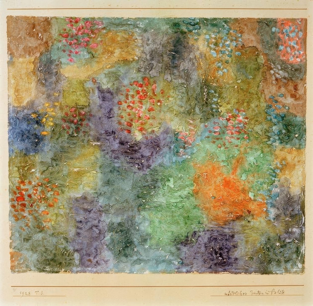 Północny ogród w rozkwicie autorstwa Paul Klee