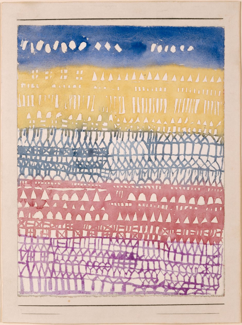 Przegląd Starego Miasta, 1928. autorstwa Paul Klee
