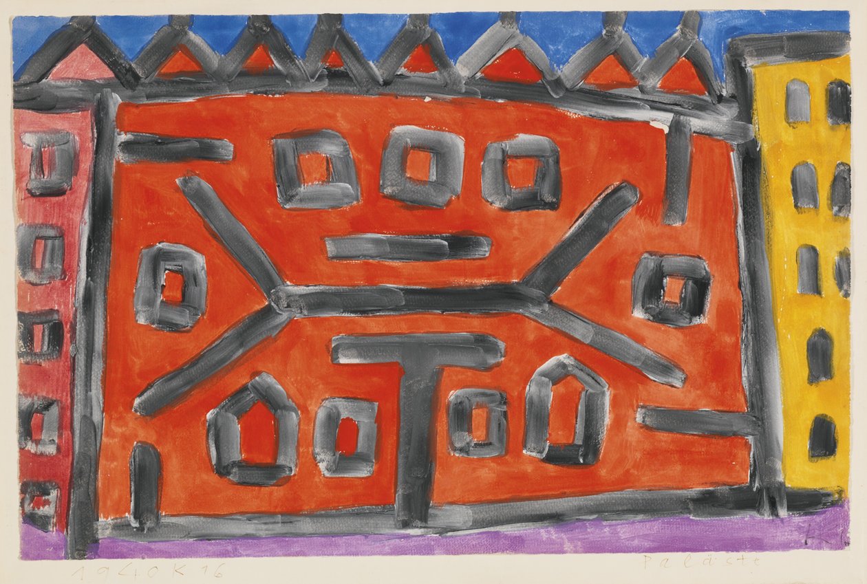 Pałace Pałace, 1940 autorstwa Paul Klee