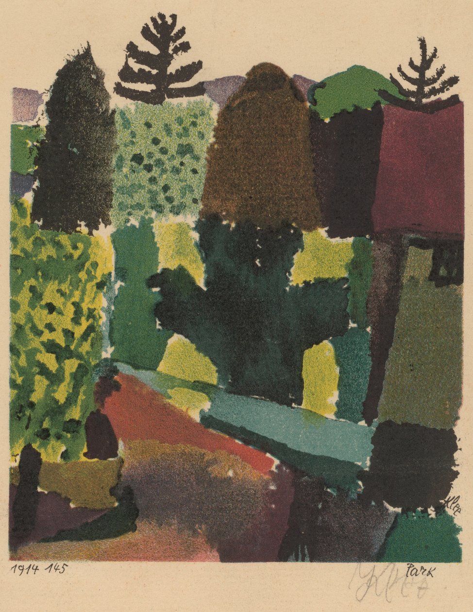 Park autorstwa Paul Klee