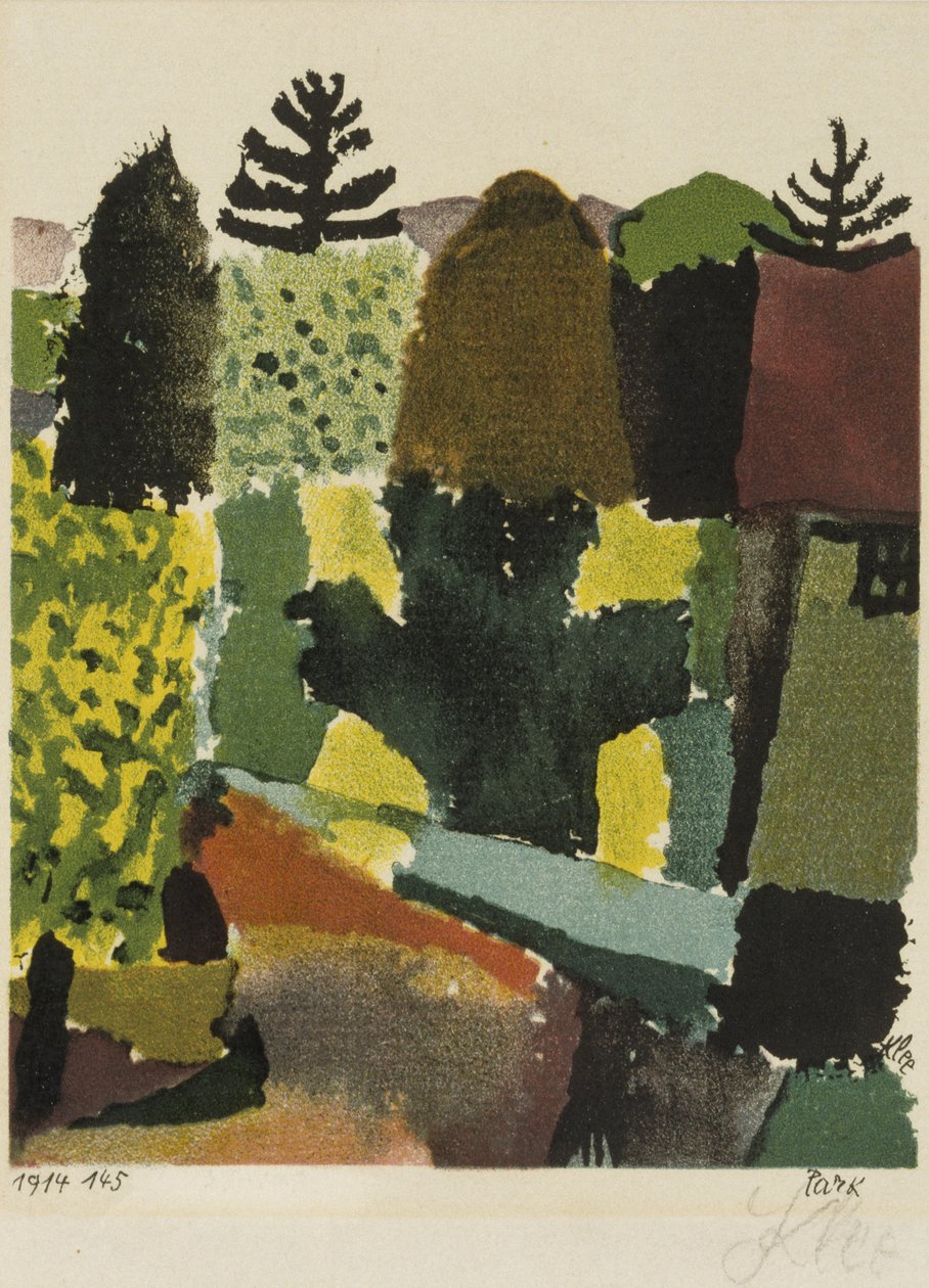 Park autorstwa Paul Klee