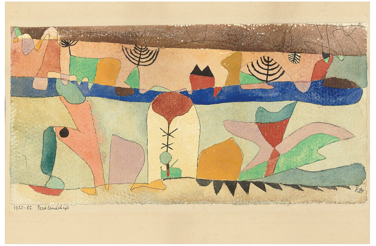 Krajobraz parku autorstwa Paul Klee