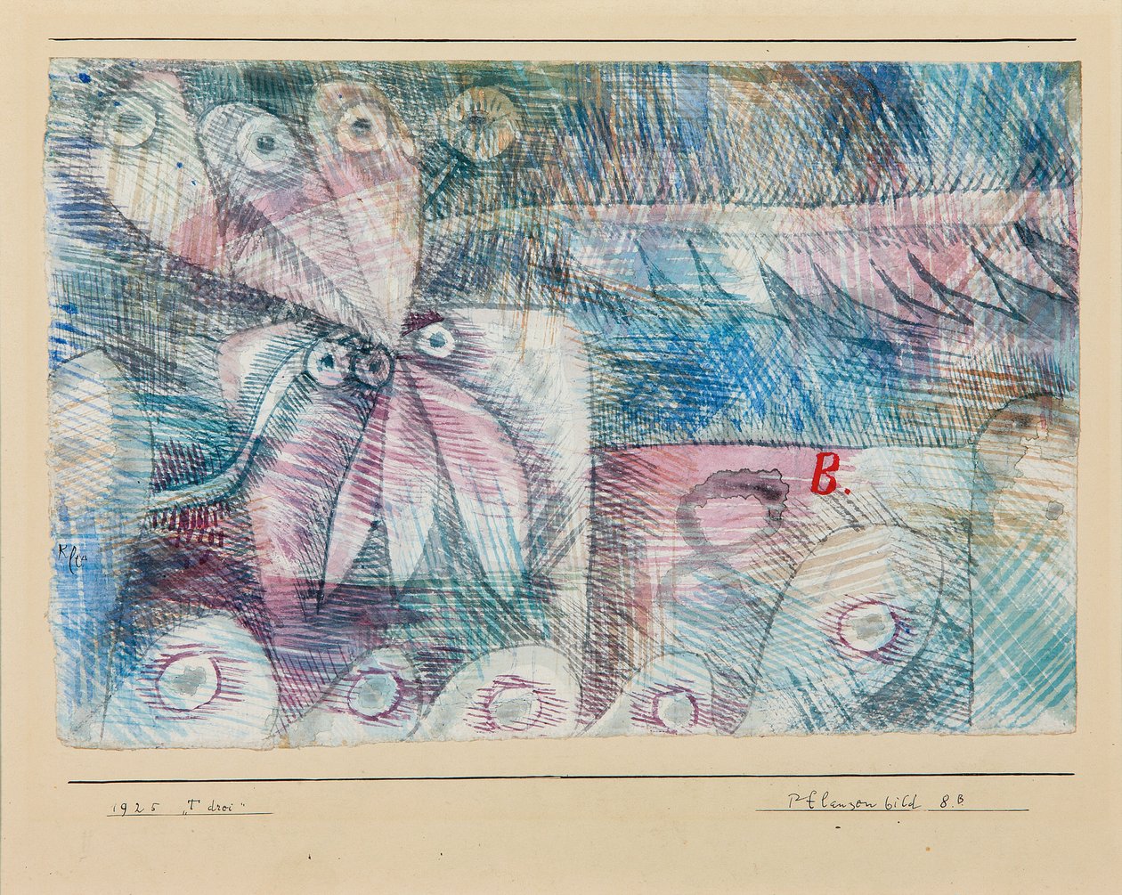 Rośliny Rysunek 8.b autorstwa Paul Klee