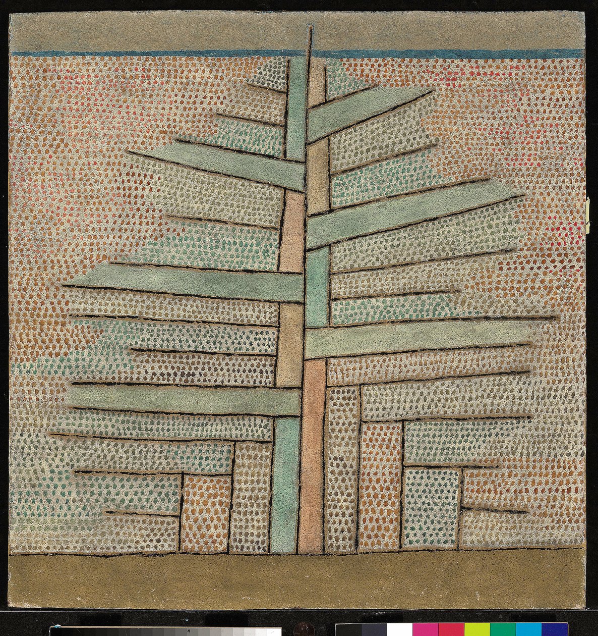 „" Sosna "" (sosna) - obraz Paula Klee (1879-1940) autorstwa Paul Klee
