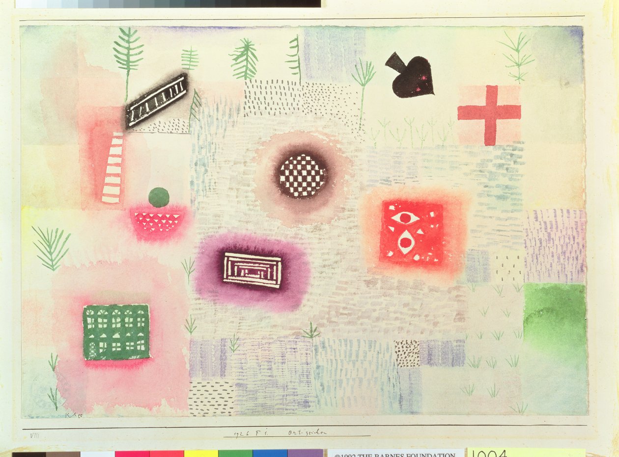 Umieść znaki autorstwa Paul Klee