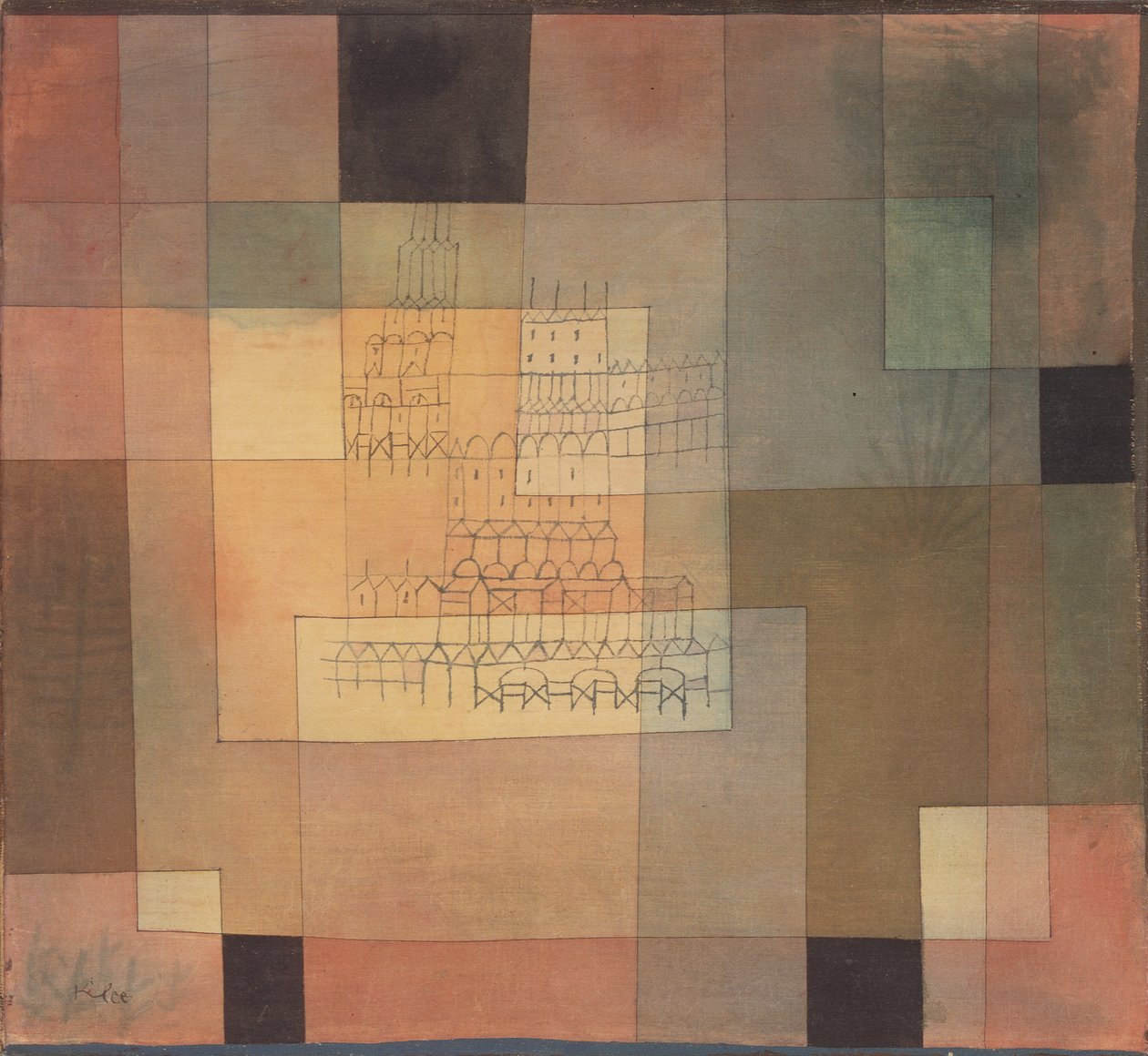 Architektura polifoniczna autorstwa Paul Klee