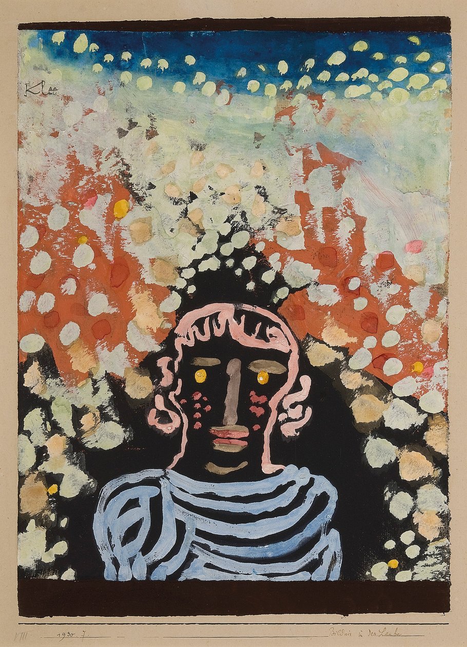Portret w altanie autorstwa Paul Klee