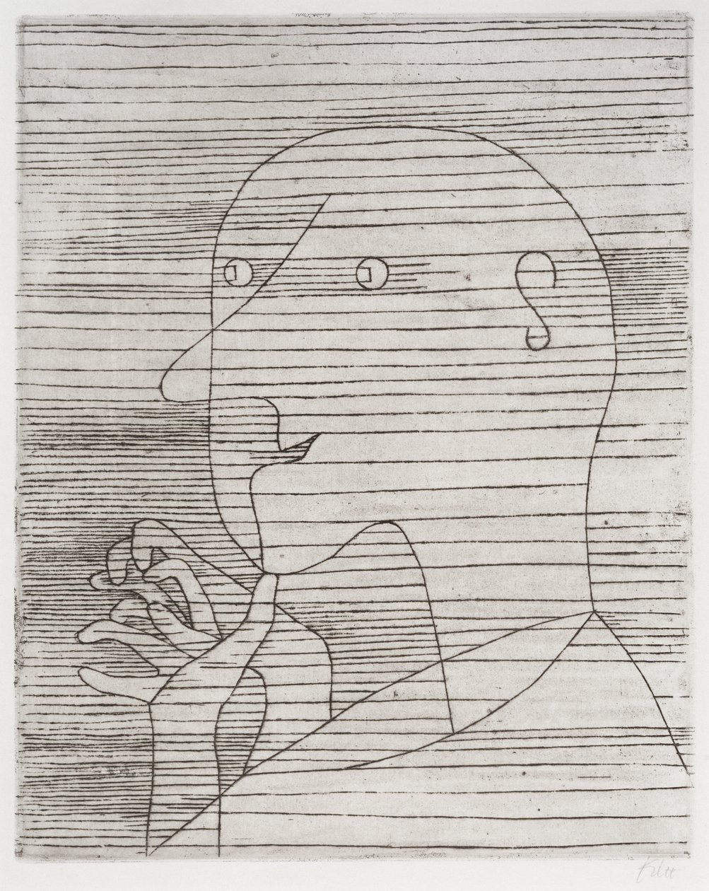 Obliczeniowy staruszek autorstwa Paul Klee