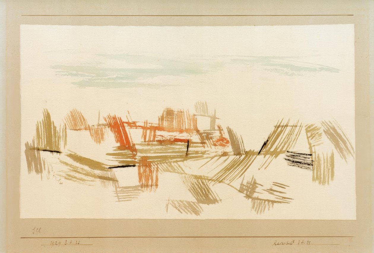 Zdjęcie z podróży 3. H. 25 autorstwa Paul Klee