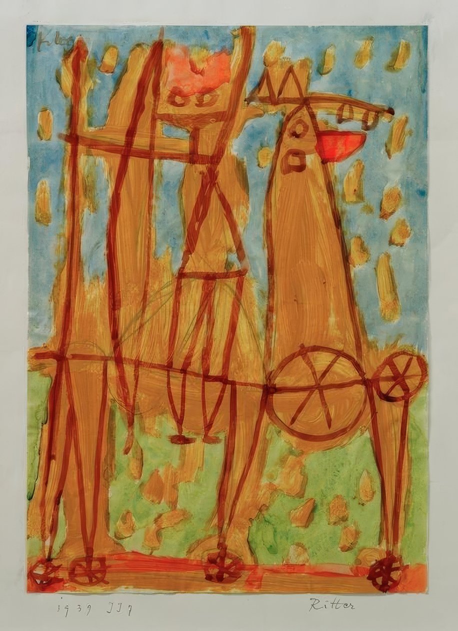 Rycerz autorstwa Paul Klee