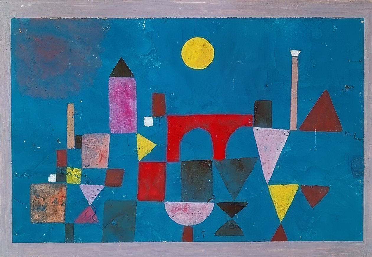 Czerwony Most. 1928 autorstwa Paul Klee