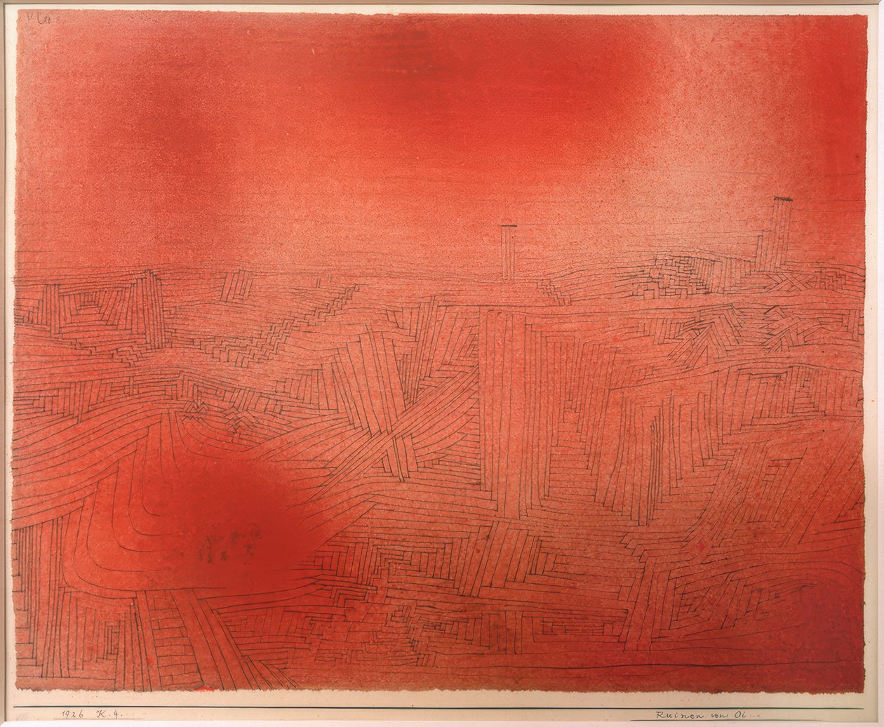 Ruiny Oi... autorstwa Paul Klee