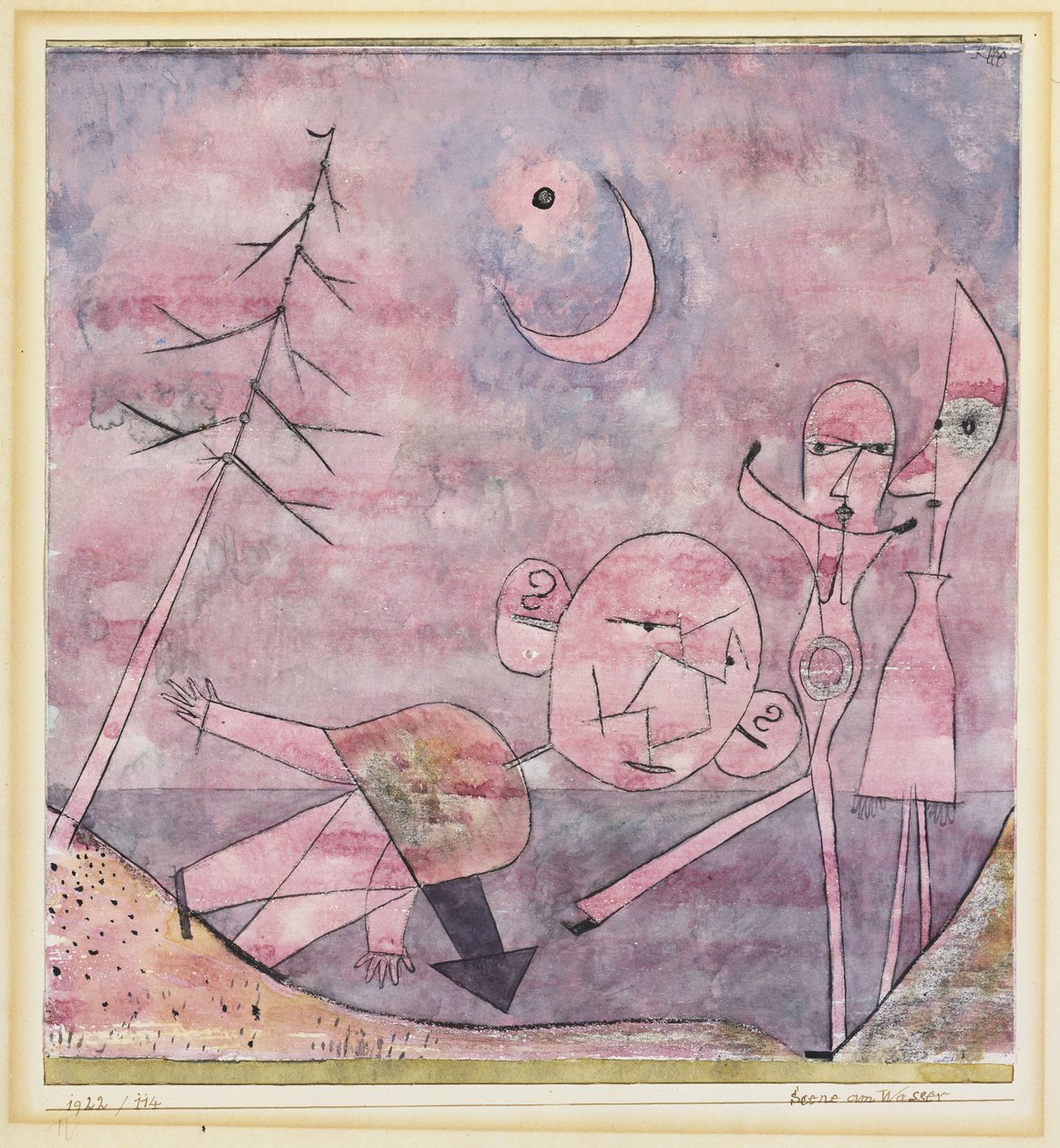 Scena nad wodą autorstwa Paul Klee
