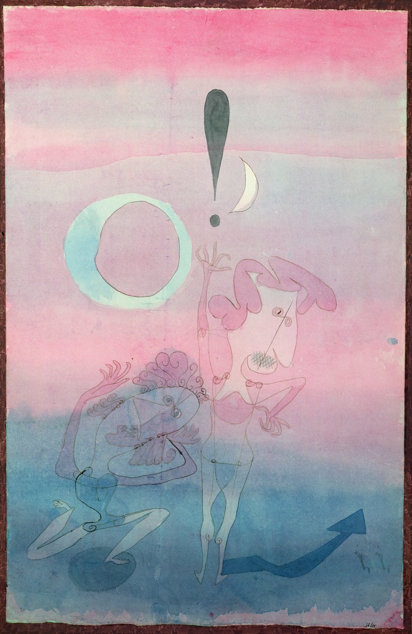 Scena z baletu „Fałszywa przysięga” autorstwa Paul Klee