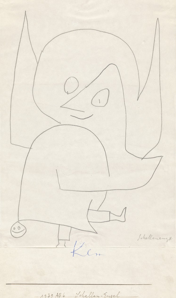 Schellen-Anioł, 1939 autorstwa Paul Klee