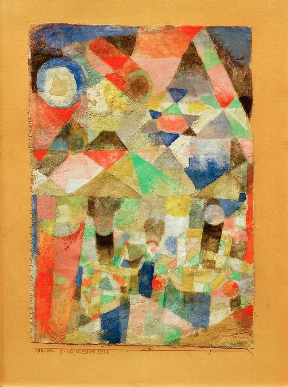 Festiwal Gwiezdnych Statków autorstwa Paul Klee