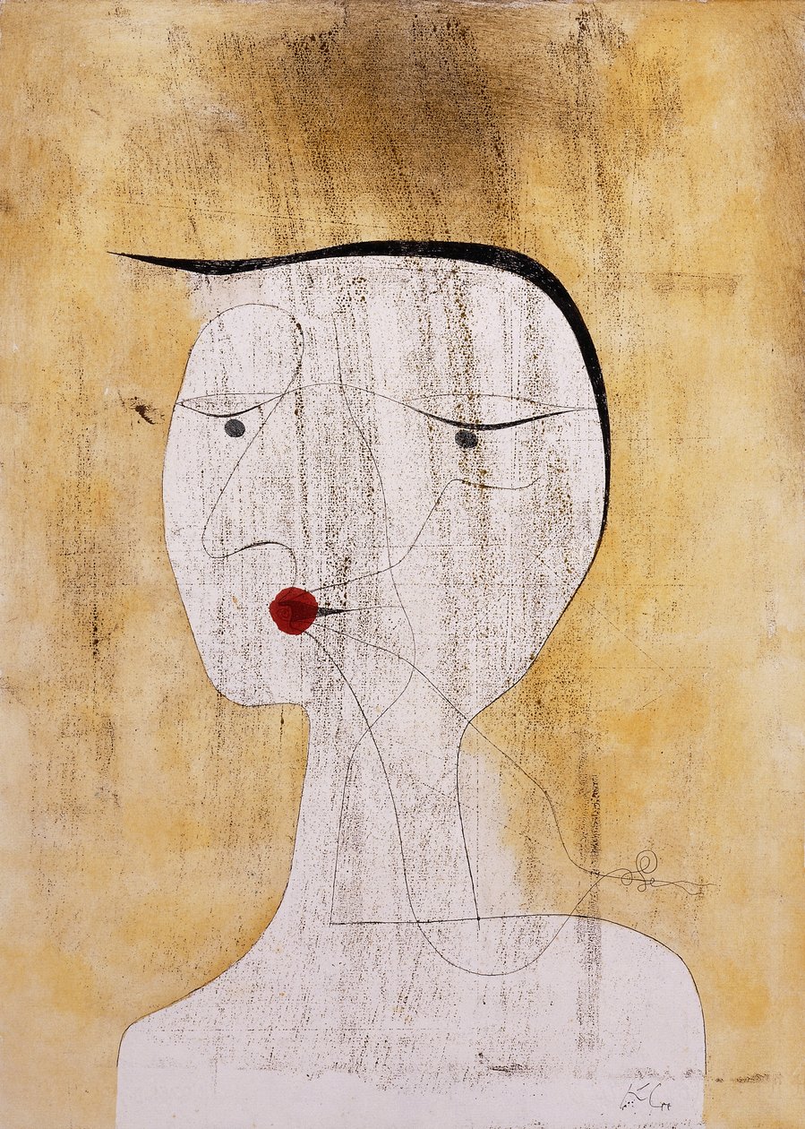 Zapieczętowana Kobieta; Zapieczętowana dama autorstwa Paul Klee