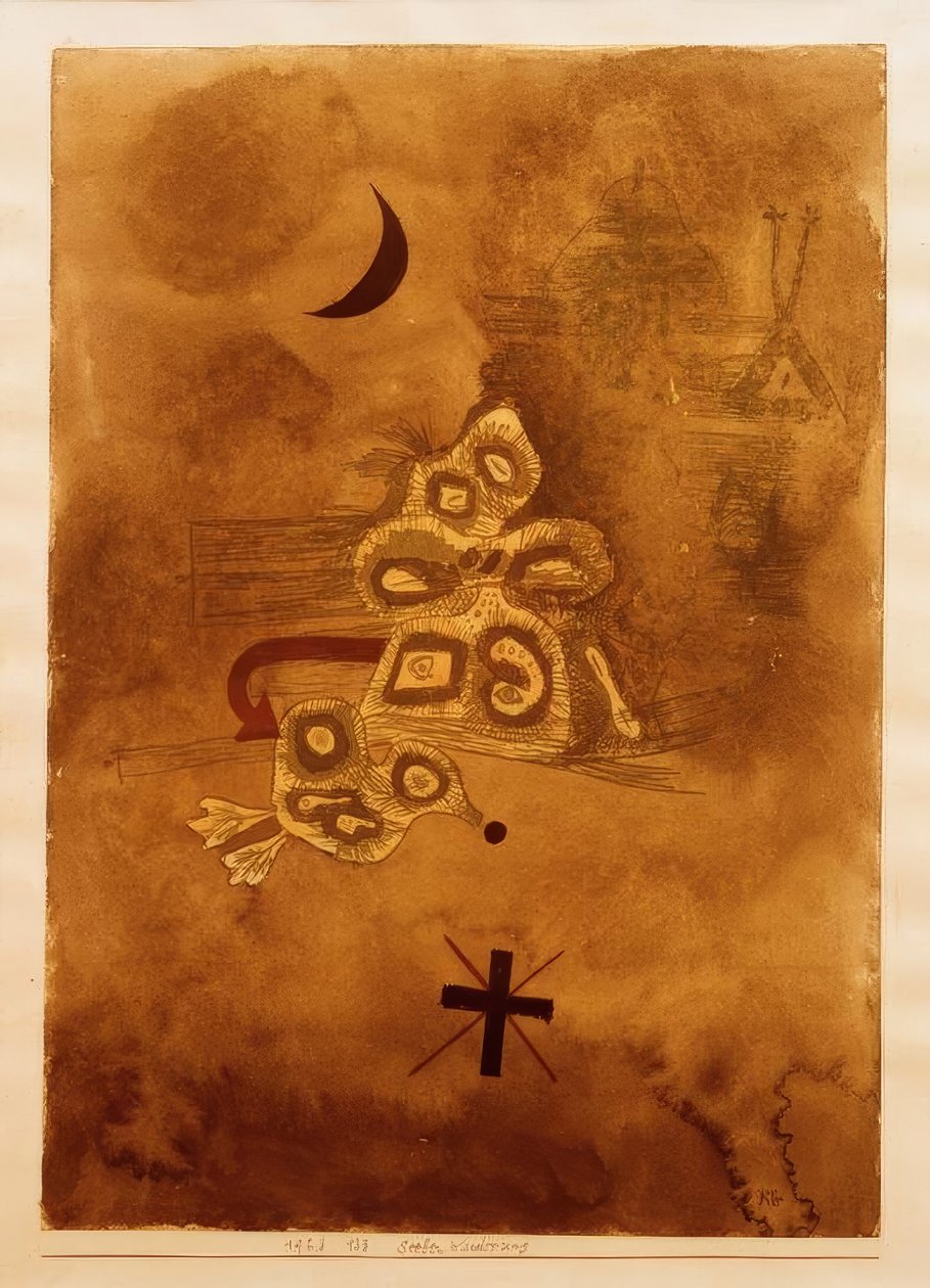 Migracja dusz autorstwa Paul Klee